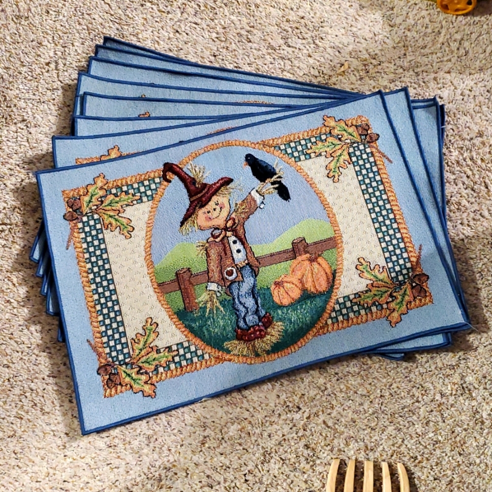 NEW 8 Placemats Fall Theme